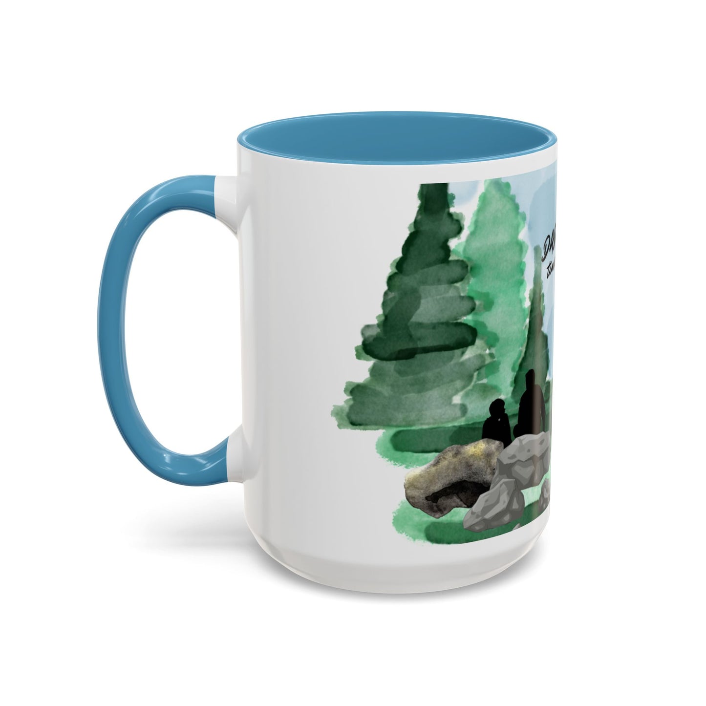 Dad Time Coffee Mug — Scenic Forest Father’s Day Accent Mug (11/15oz)