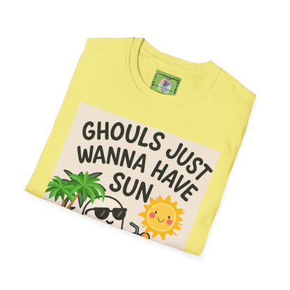 Ghouls Having Fun T-Shirt — Summer Meets Halloween Funny Tee