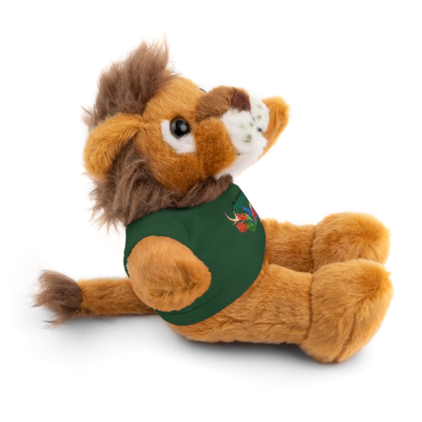 Texas MOM-Themed Stuffed Animal with Tee - Perfect Gift for Kids and Collectors