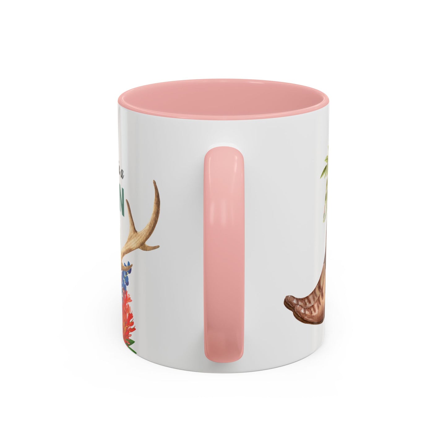 Texas MOM Accent Coffee Mug - Vibrant Floral Design for Mothers Day