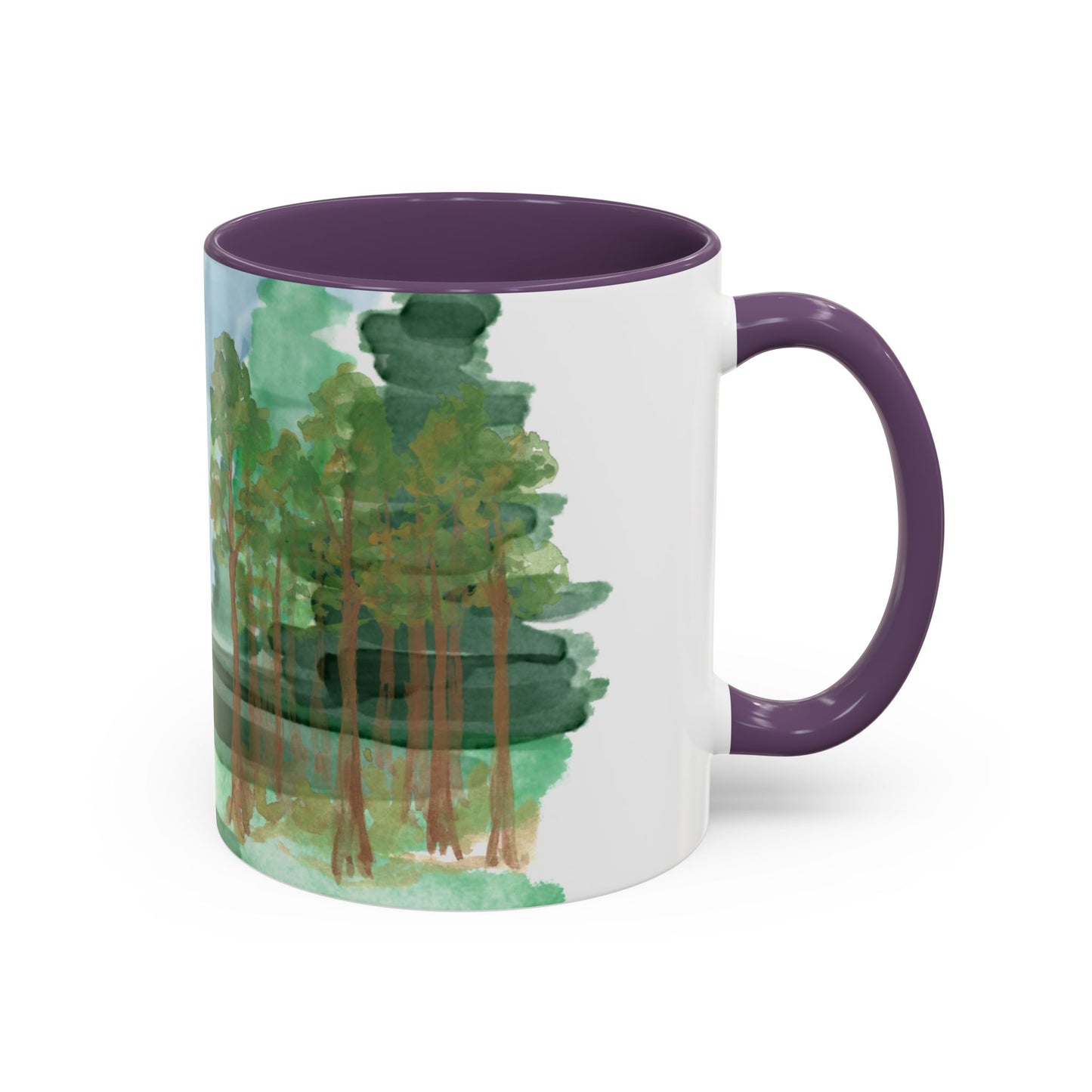 Dad Time Coffee Mug — Scenic Forest Father’s Day Accent Mug (11/15oz)