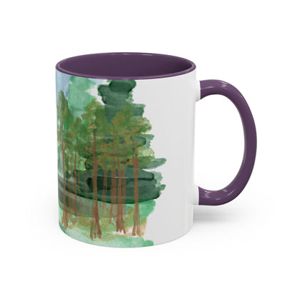 Dad Time Coffee Mug — Scenic Forest Father’s Day Accent Mug (11/15oz)