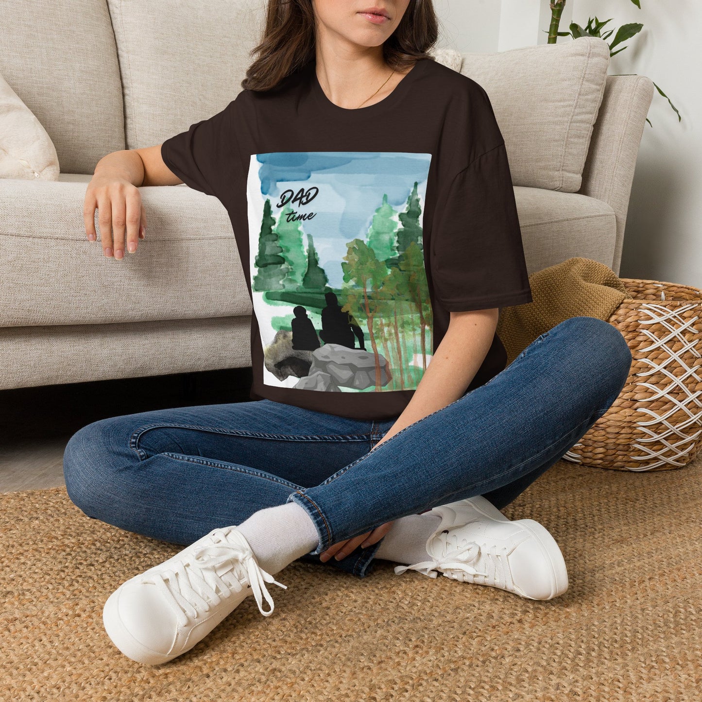 Dad Time T-Shirt — Camping Forest Dad Graphic Tee