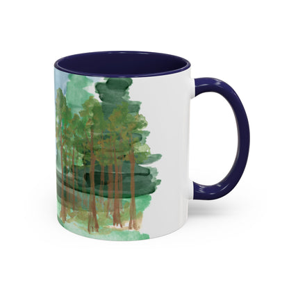 Dad Time Coffee Mug — Scenic Forest Father’s Day Accent Mug (11/15oz)