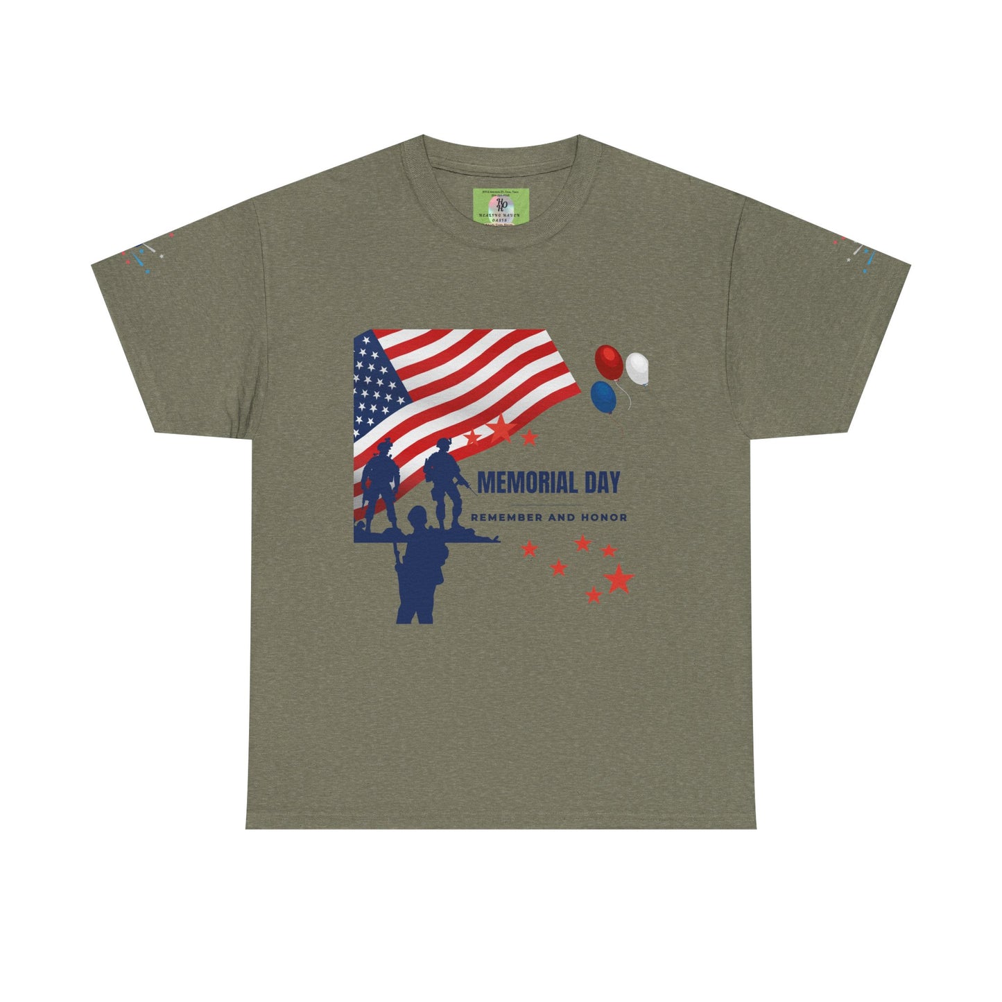 Memorial Day Tribute Tee, Unisex Cotton Shirt, Veterans Day Gift, Patriotic T-shirt, Remembrance Apparel