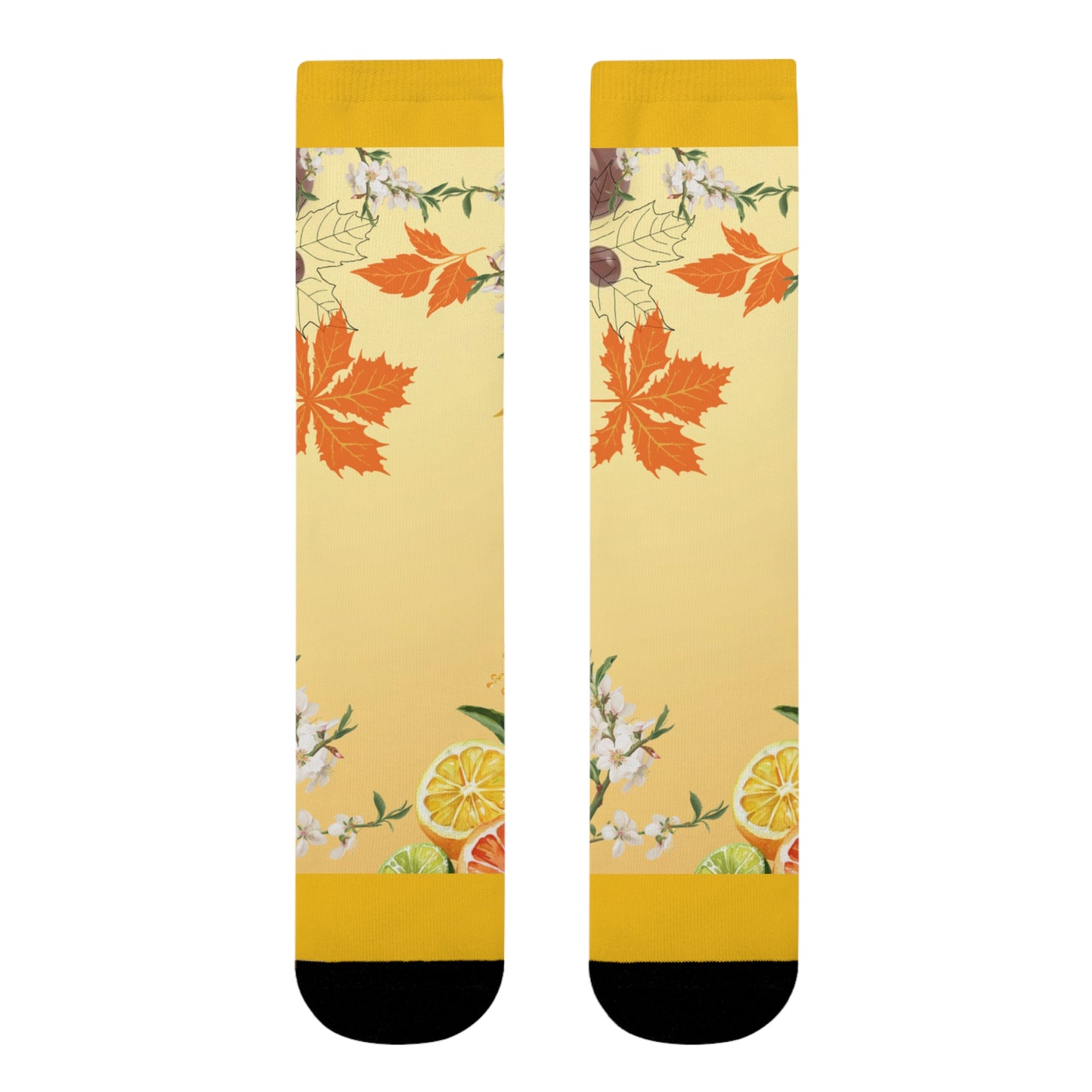 Whispering Maple Crew Socks - Cozy Everyday Essentials, Gift for Her, Stylish Footwear, Fun Accessories