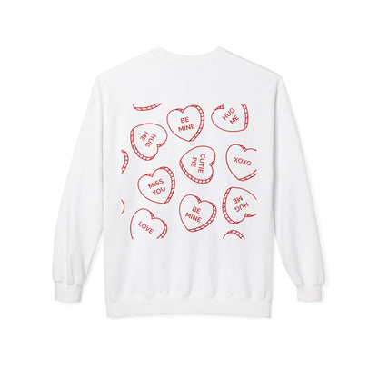 Love You Unisex Midweight Softstyle Fleece Crewneck Sweatshirt