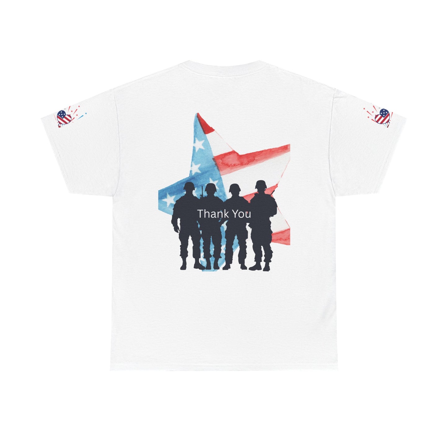 Memorial Day Tribute Tee, Unisex Cotton Shirt, Veterans Day Gift, Patriotic T-shirt, Remembrance Apparel