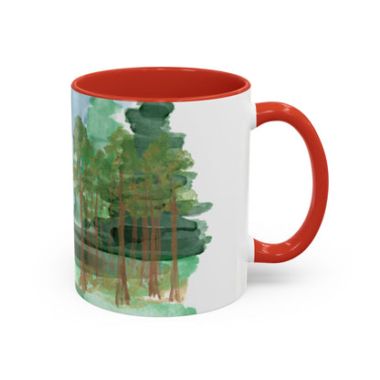 Dad Time Coffee Mug — Scenic Forest Father’s Day Accent Mug (11/15oz)