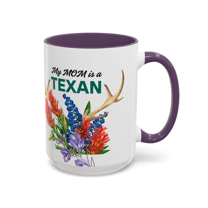 Texas MOM Coffee Mug - 11oz & 15oz Accent Cups