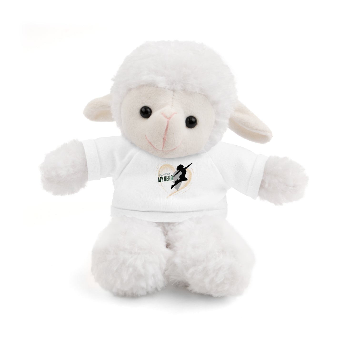 Hero MOM Stuffed Animal with T-Shirt – Customizable Gift for Kids & Collectors