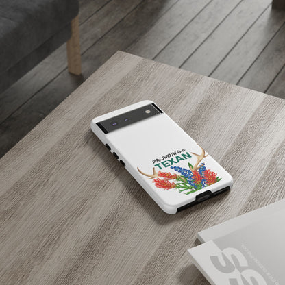 Texas MOM Phone Case - Tough & Stylish Floral Design