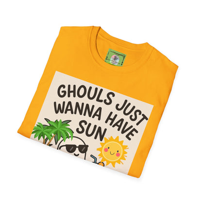 Ghouls Having Fun T-Shirt — Summer Meets Halloween Funny Tee