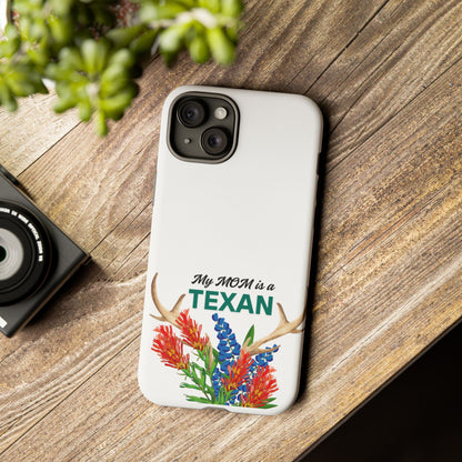 Texas MOM Phone Case - Tough & Stylish Floral Design