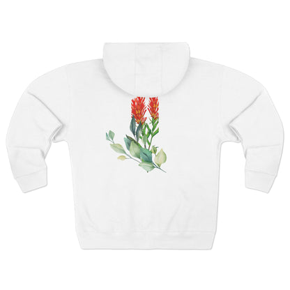 Texas MOM-Floral Unisex Zip Hoodie - Comfortable and Stylish