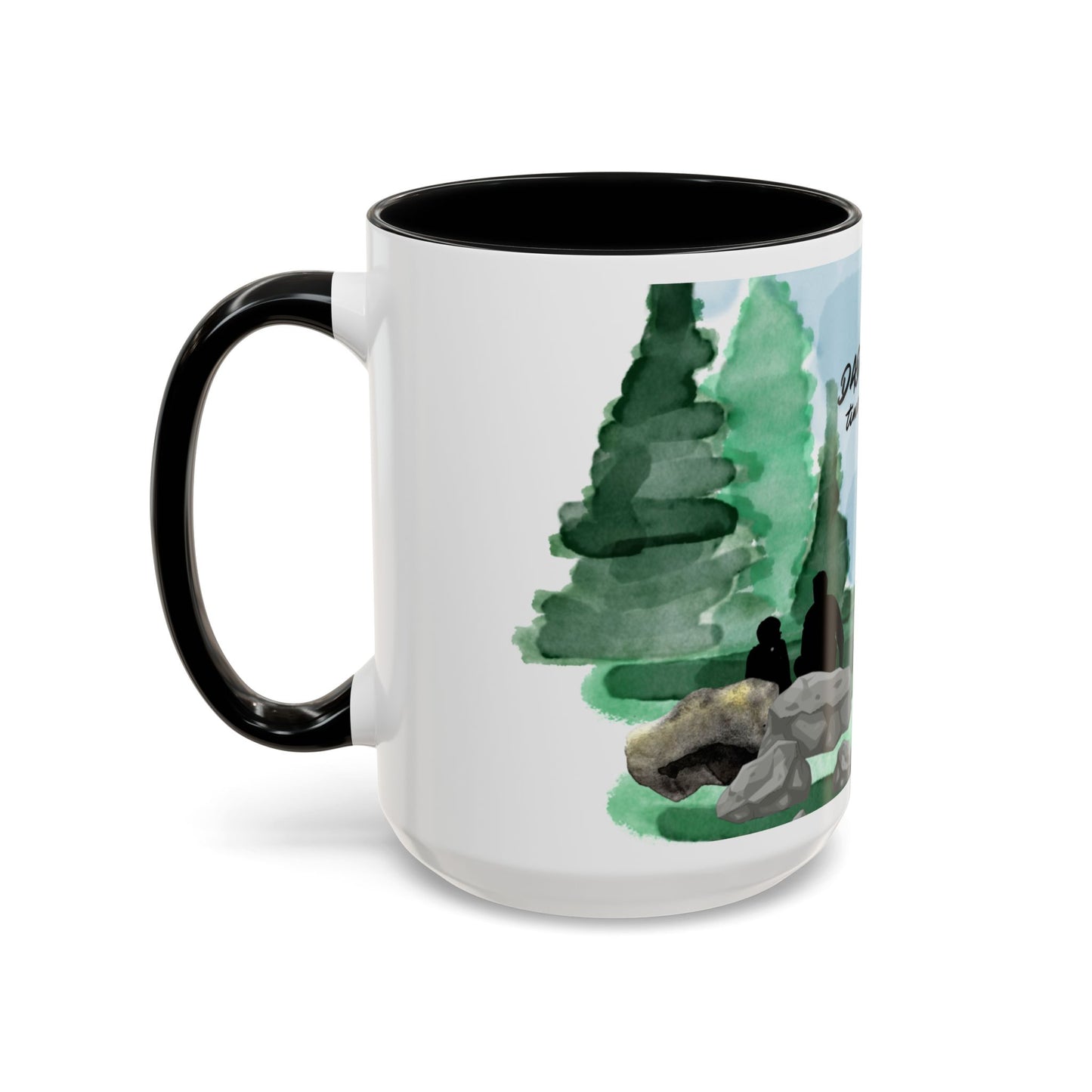 Dad Time Coffee Mug — Scenic Forest Father’s Day Accent Mug (11/15oz)