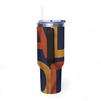 Retro Dad 40oz Vacuum Tumbler — Vintage Dad Travel Cup