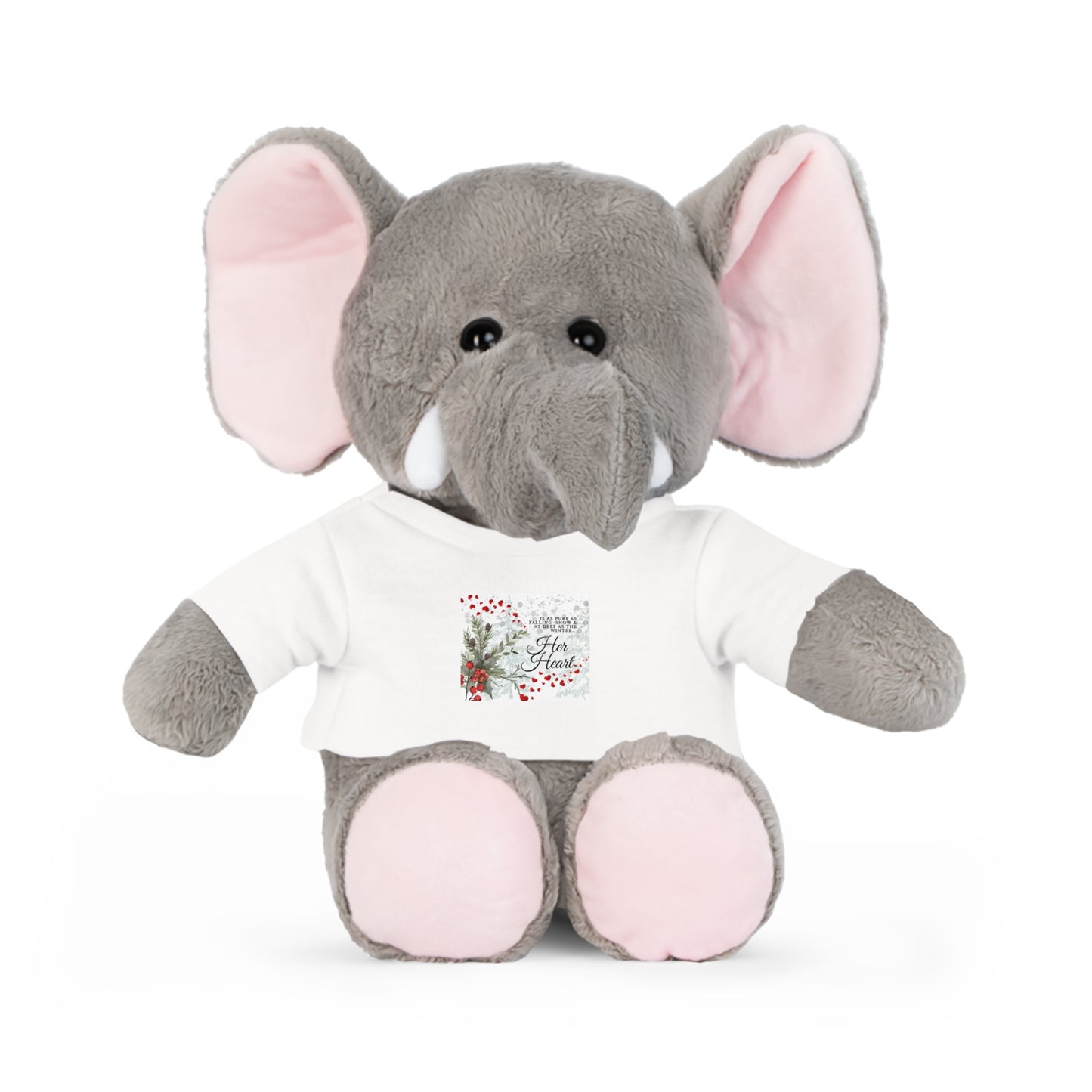 Her Heart Plush Toy with 'Have Courage' T‑Shirt