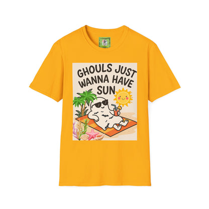Ghouls Having Fun T-Shirt — Summer Meets Halloween Funny Tee