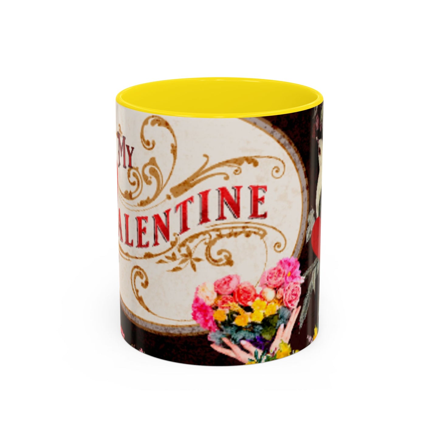 My Valentine Accent Coffee Mug 11 oz