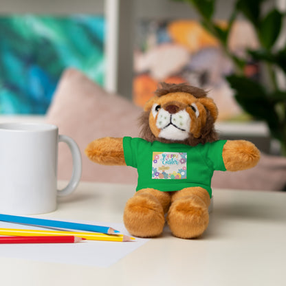 Happy Easter Stuffed Animal with T-Shirt
