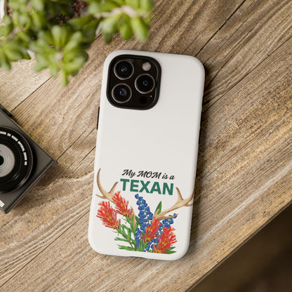 Texas MOM Phone Case - Tough & Stylish Floral Design