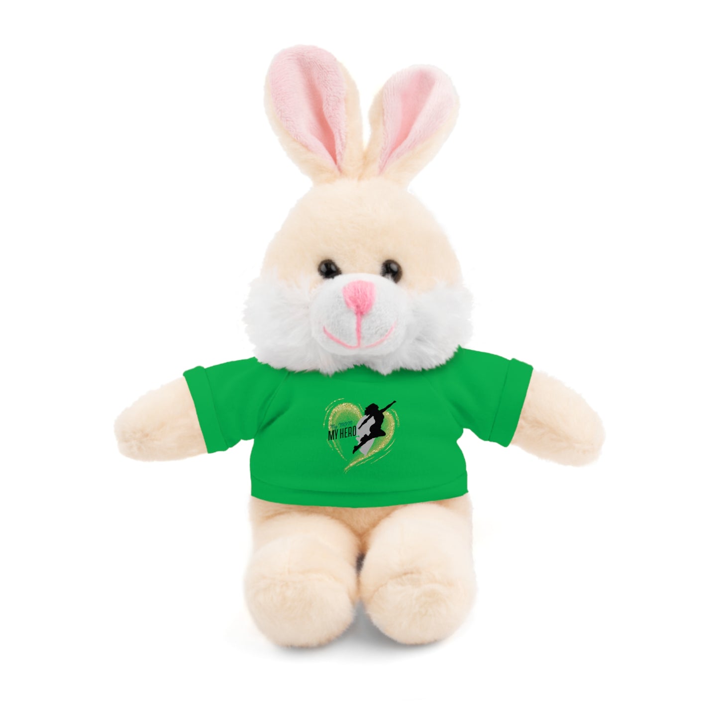Hero MOM Stuffed Animal with T-Shirt – Customizable Gift for Kids & Collectors