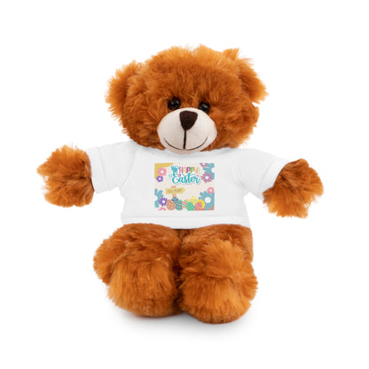Happy Easter Stuffed Animal with T-Shirt