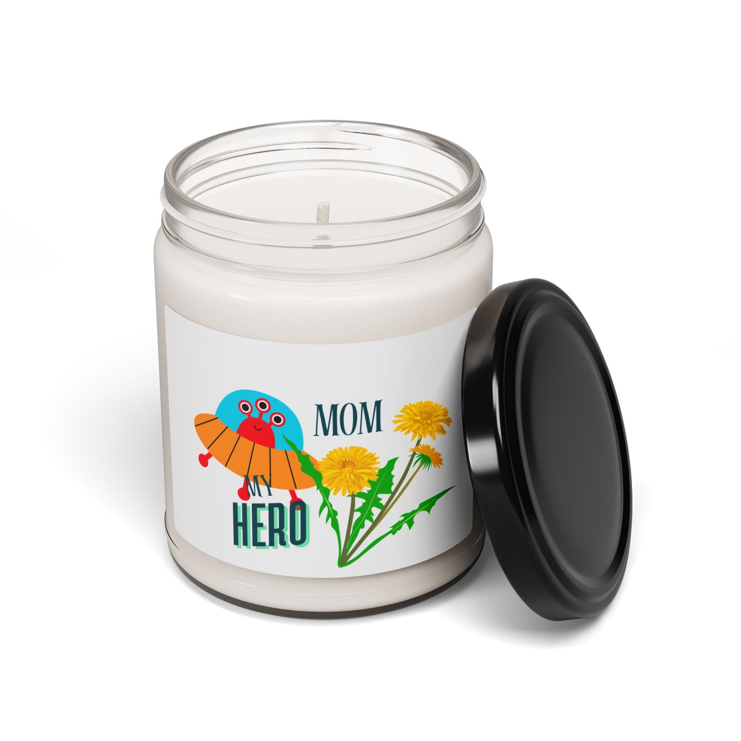 "My Hero" Design, 9oz - Perfect Gift for Mother's Day- Scented Soy Candle