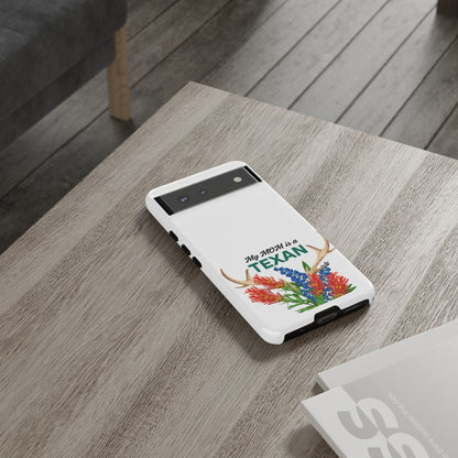 Texas MOM Phone Case - Tough & Stylish Floral Design