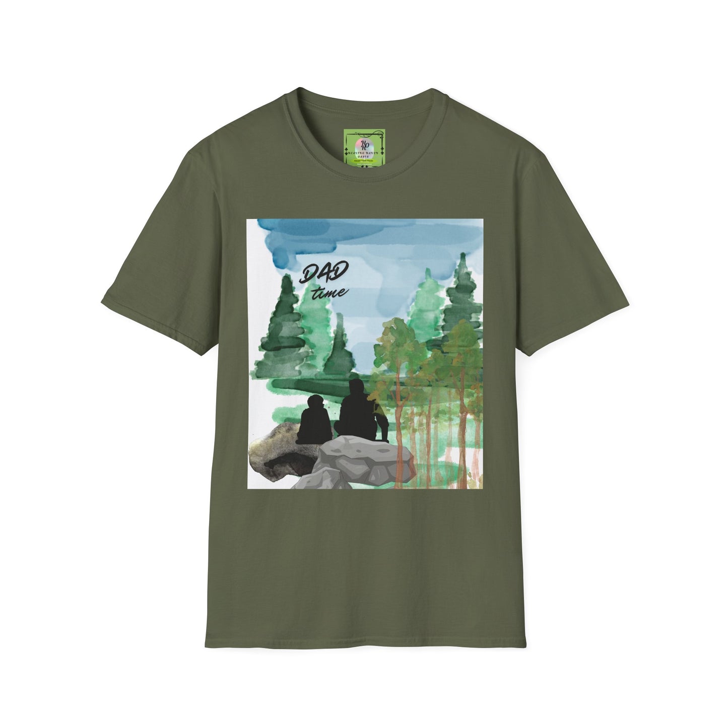 Dad Time T-Shirt — Camping Forest Dad Graphic Tee
