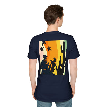 Best Dad Vintage Sunset Jeep T-Shirt