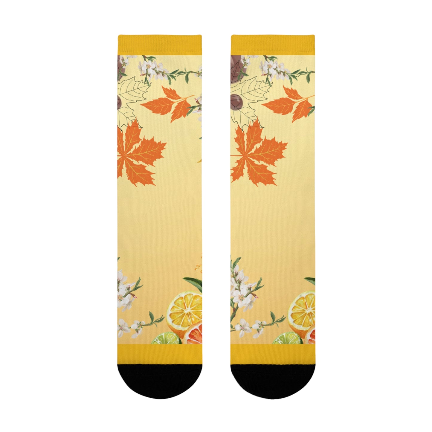 Whispering Maple Crew Socks - Cozy Everyday Essentials, Gift for Her, Stylish Footwear, Fun Accessories