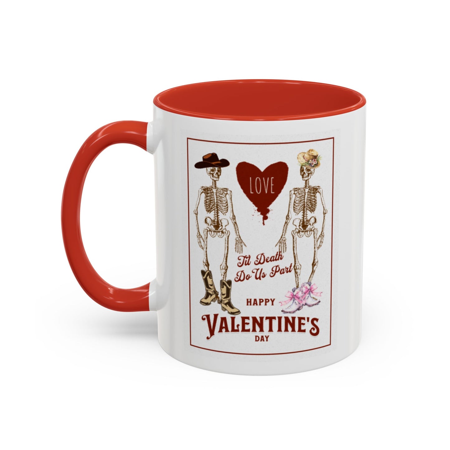 Til Death Do We Part Accent Coffee Mug (11, 15oz)