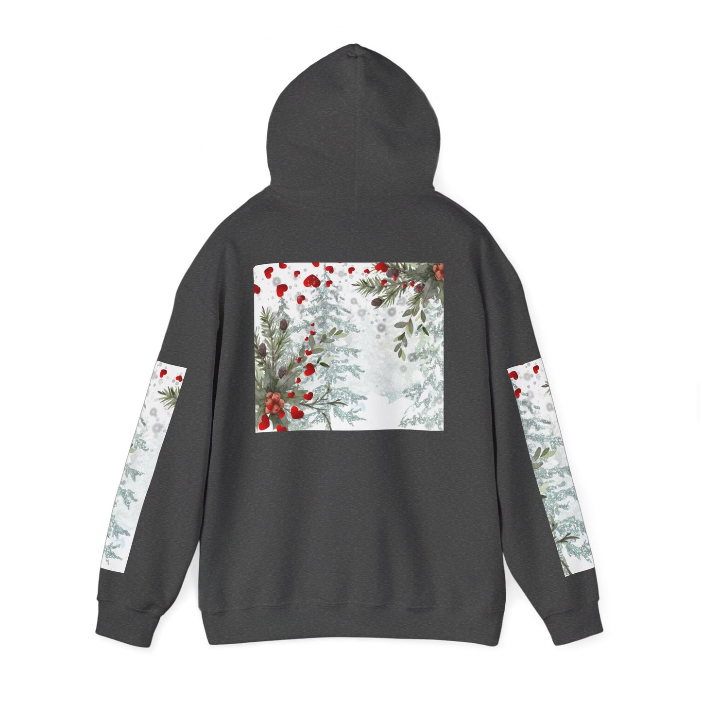 'Her Heart' Floral Winter Holiday Pullover