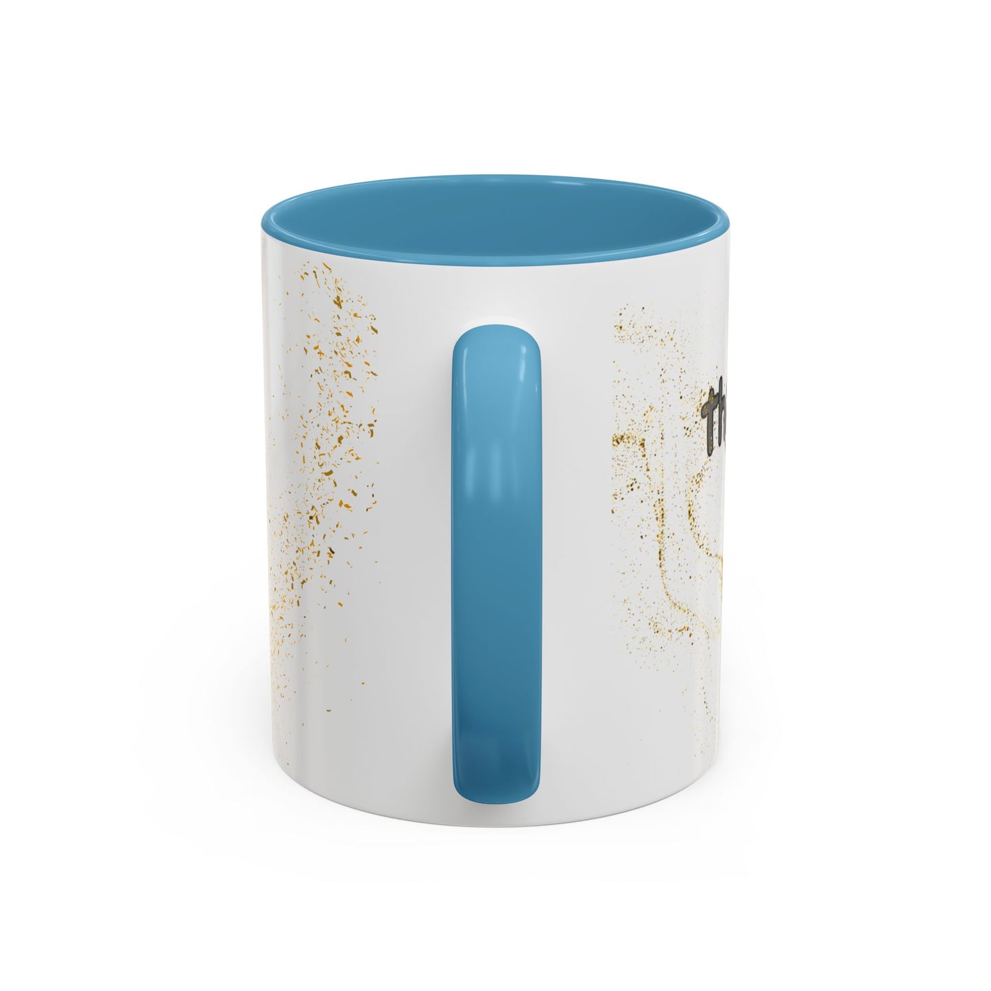 Thanks Dad Accent Coffee Mug — 'Thanks Dad' Father's Day Gift