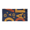 Retro Dad Bold Lettering Beach Towel — Navy & Orange Father’s Day Gift