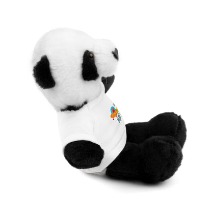 MOM is my Hero Stuffed Animal Tee Bear - Perfect Gift for Kids & Celebrations