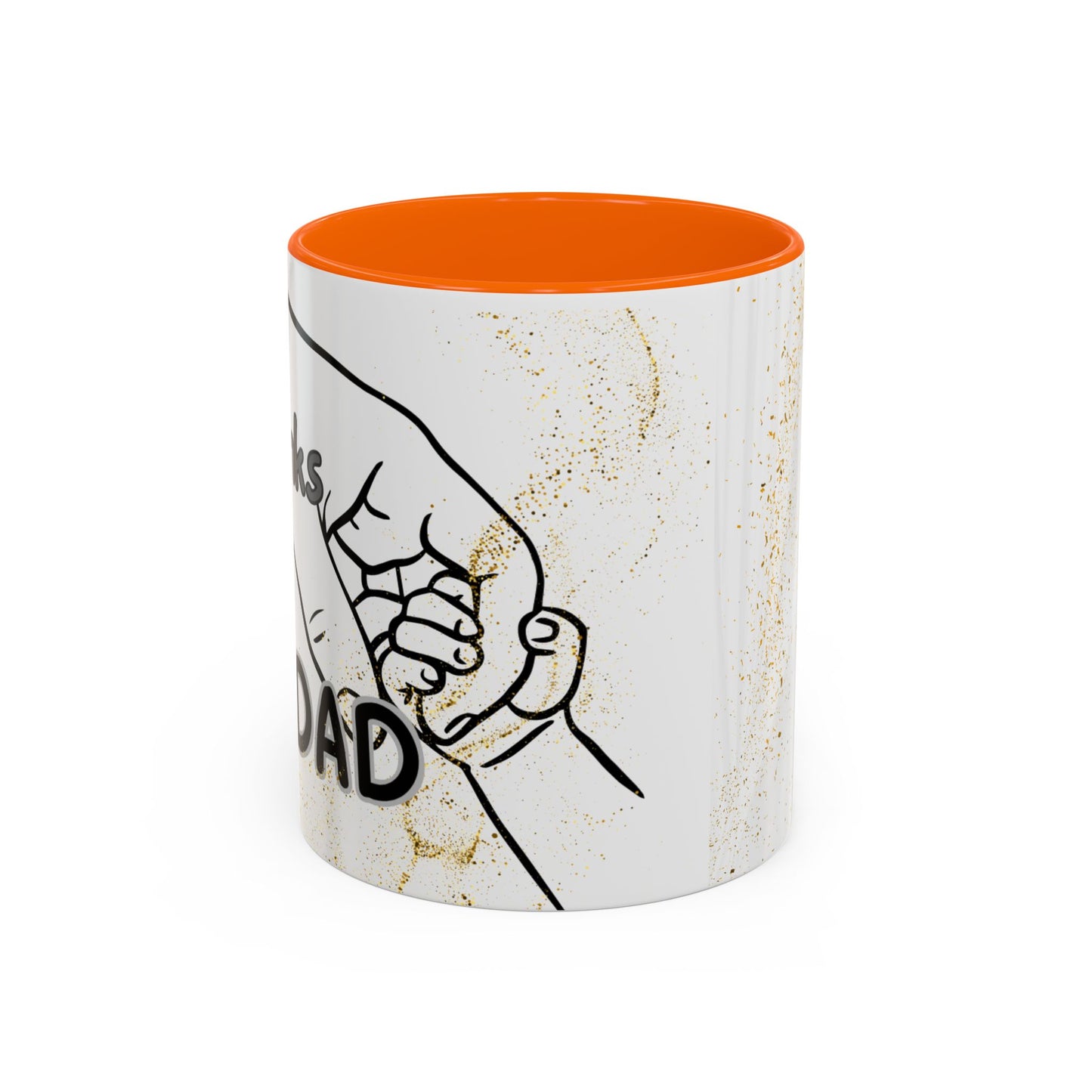Thanks Dad Accent Coffee Mug — 'Thanks Dad' Father's Day Gift
