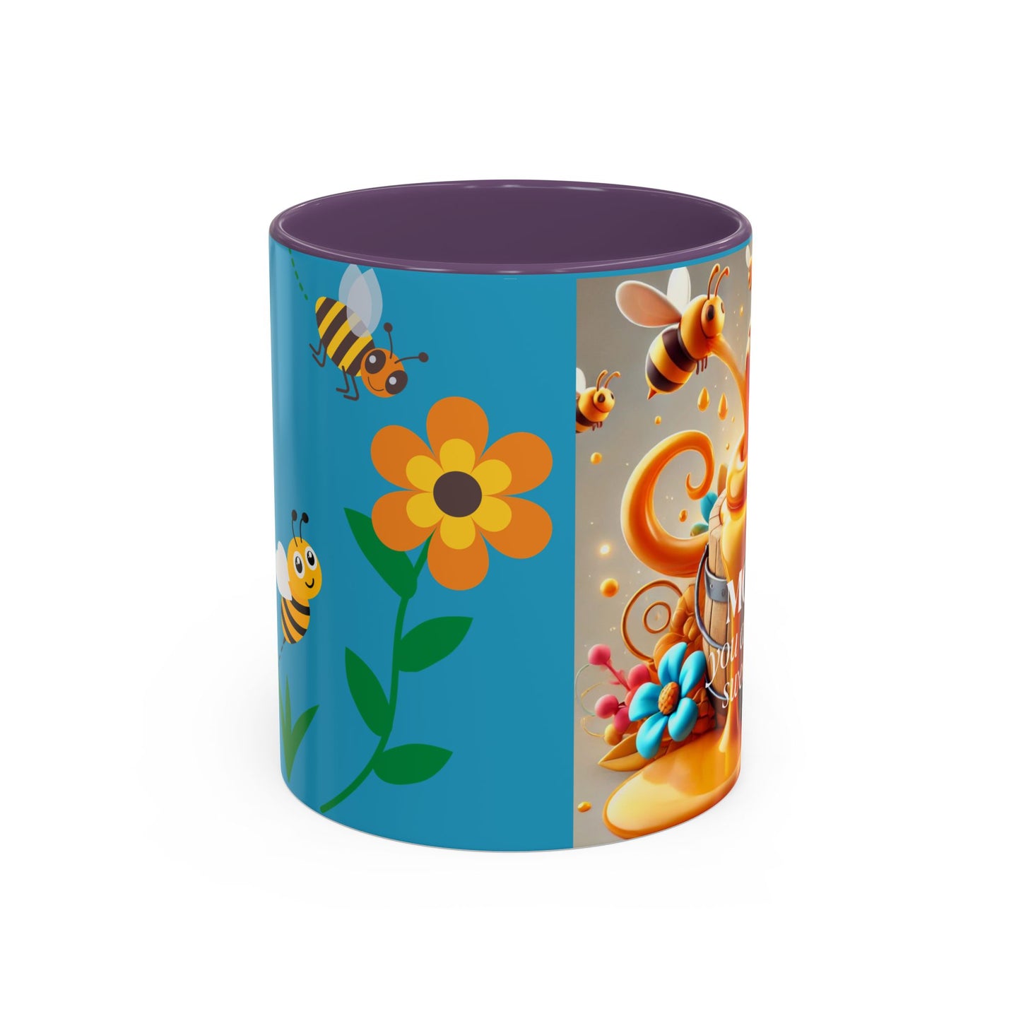 Sweetest Mom Coffee Mug - Bee & Honey Design - Perfect Gift for Mother's Day
