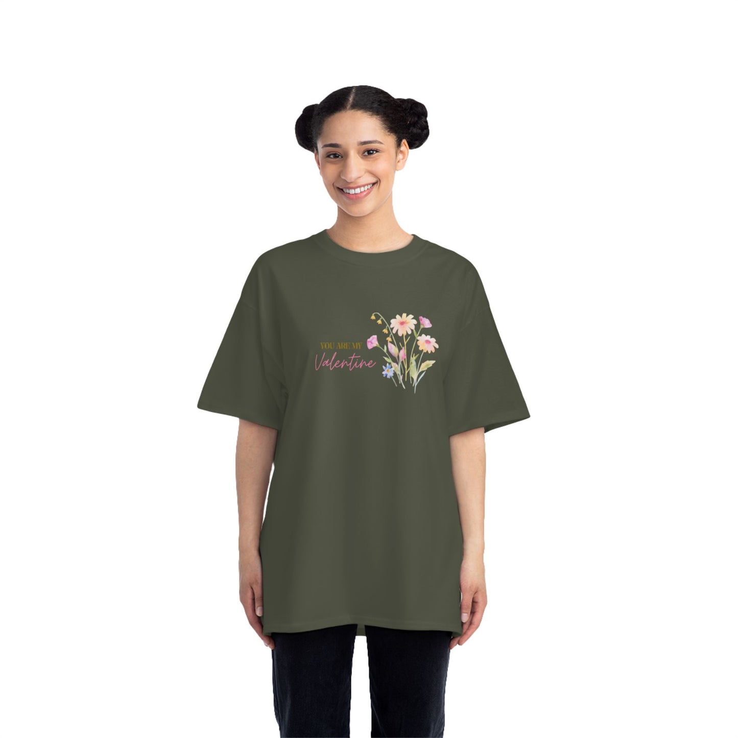 You Are My Valentine Short-Sleeve T-Shirt — Classic Plain Crewneck Tee