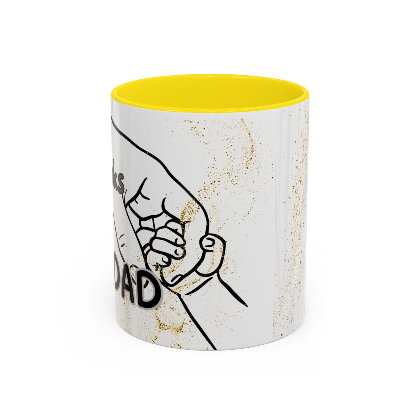 Thanks Dad Accent Coffee Mug — 'Thanks Dad' Father's Day Gift