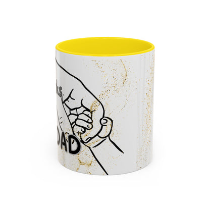 Thanks Dad Accent Coffee Mug — 'Thanks Dad' Father's Day Gift