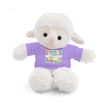 Happy Easter Stuffed Animal with T-Shirt