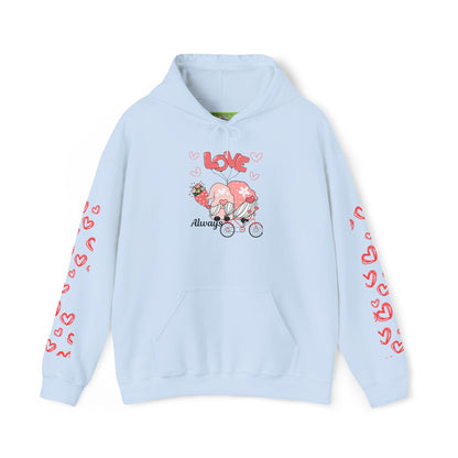 Love Always Cuddly Unisex Heavy Blend™ Hooded Sweatshirt
