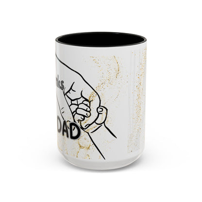 Thanks Dad Accent Coffee Mug — 'Thanks Dad' Father's Day Gift