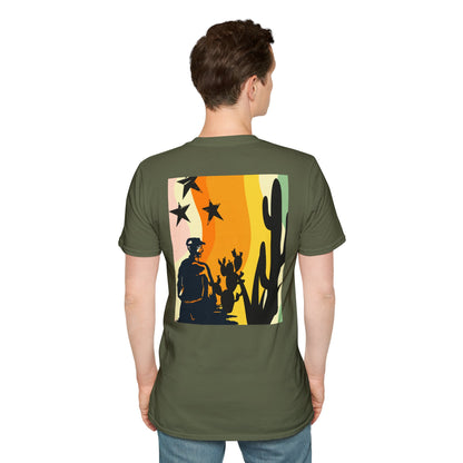 Best Dad Vintage Sunset Jeep T-Shirt
