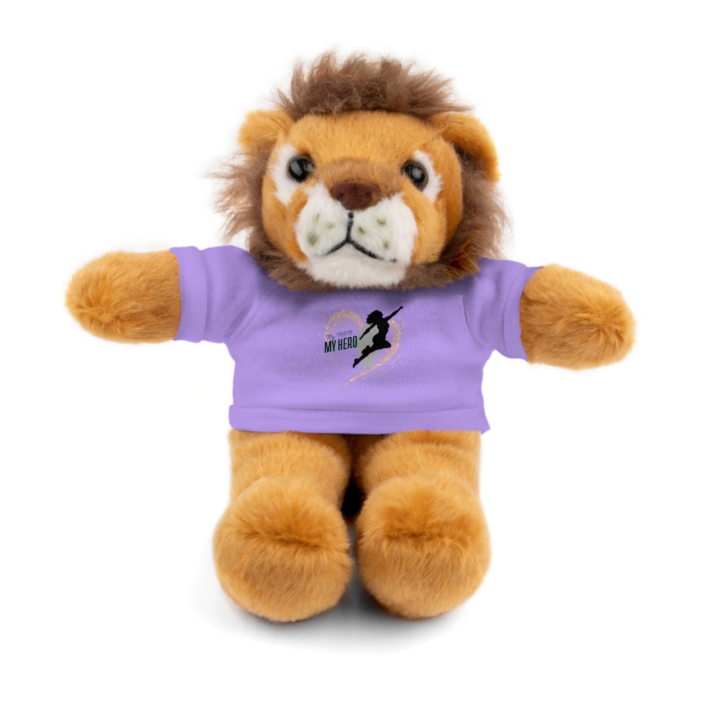 Hero MOM Stuffed Animal with T-Shirt – Customizable Gift for Kids & Collectors