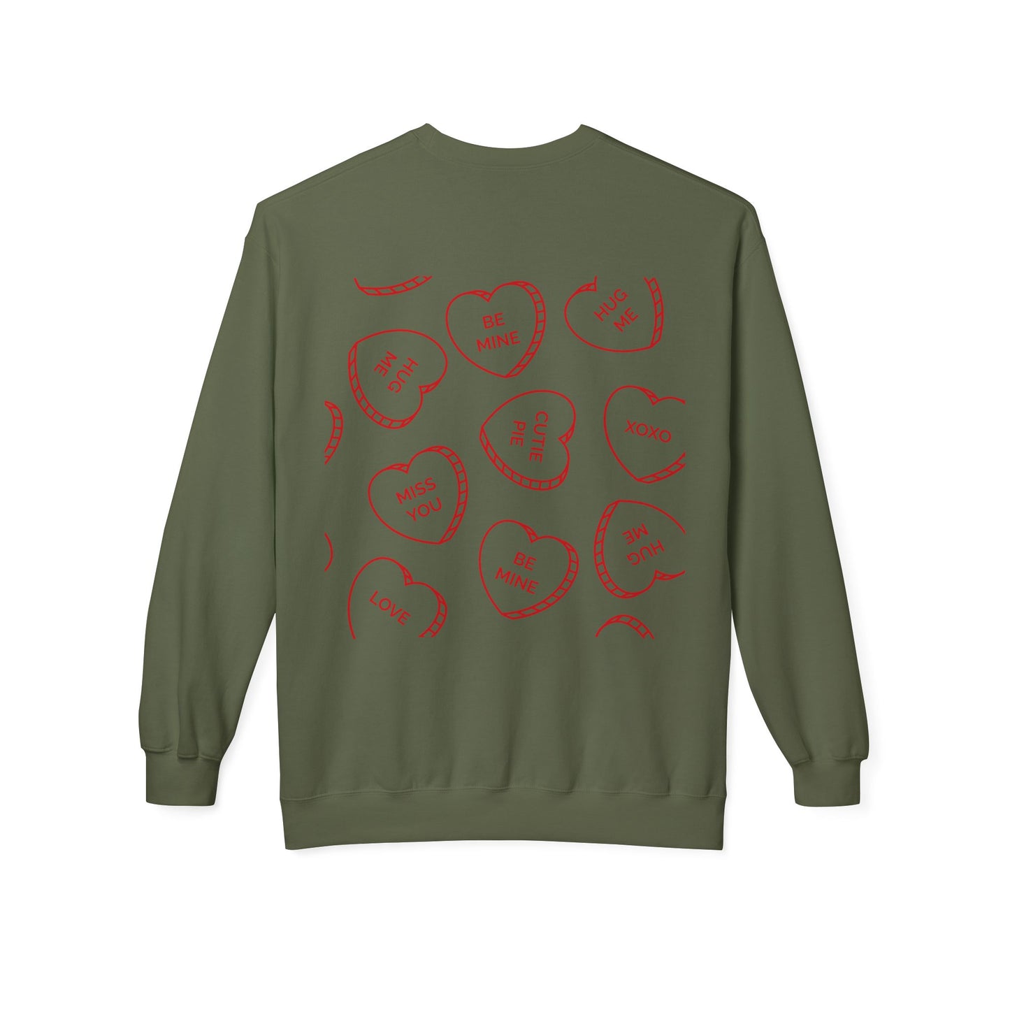 Love You Unisex Midweight Softstyle Fleece Crewneck Sweatshirt