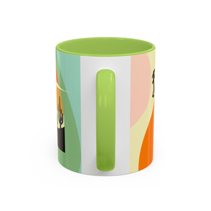 Vintage Off-Road Truck Coffee Mug — Desert Sunset Accent